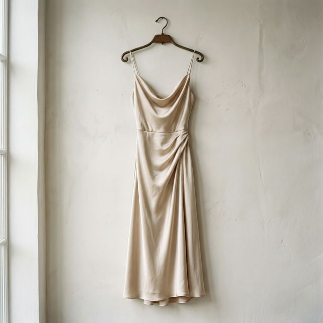 Liquid Silk Midi Dress